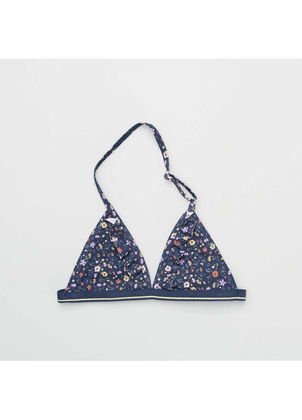 Темно-синий летний купальник Kiabi