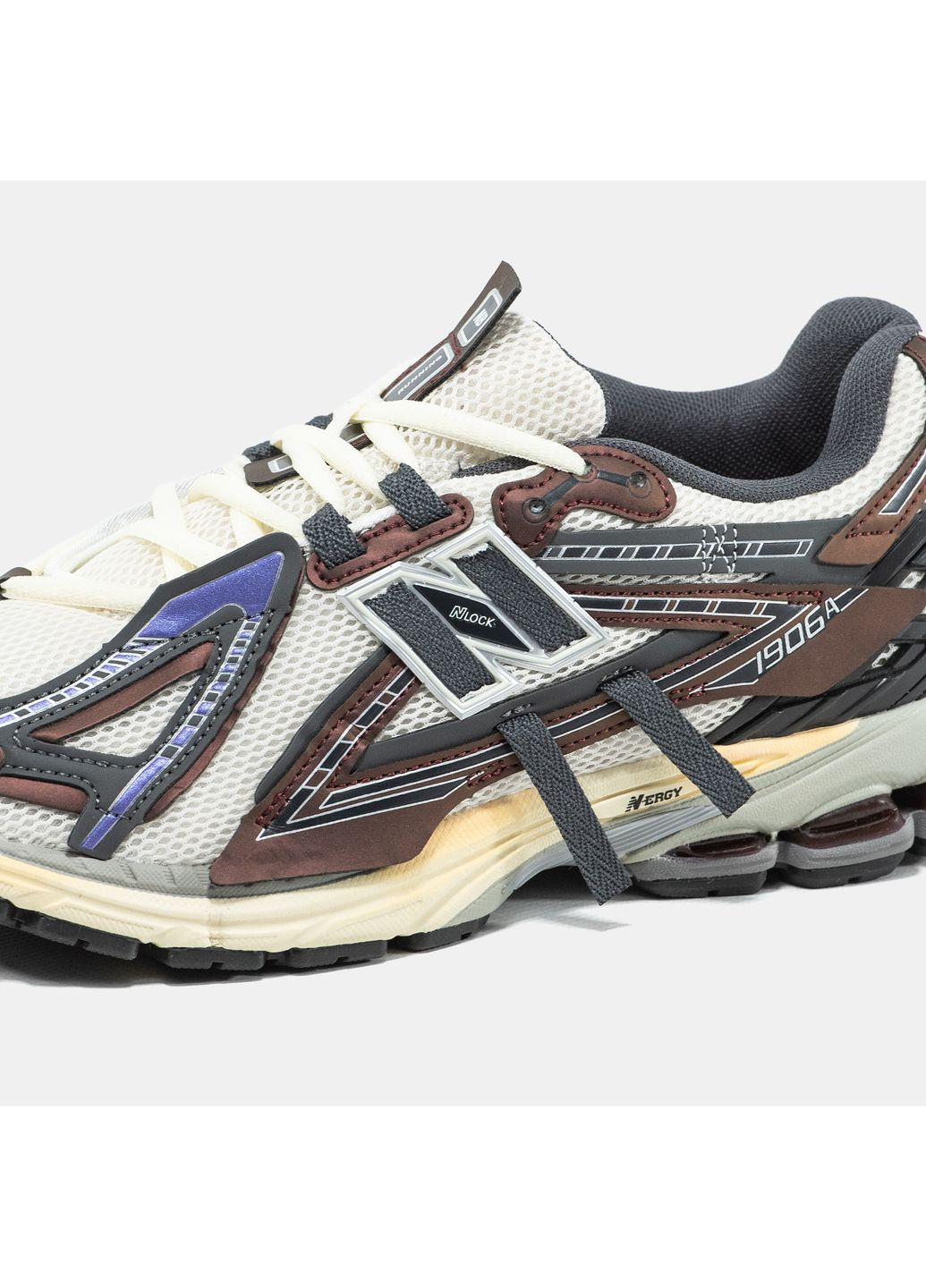 Кроссовки женские и мужские New Balance 1906 White Red Blue Grey | Нью Беланс 1906А белые No Brand белые демисезоны (365548521)