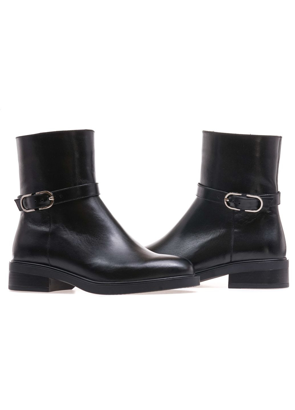 Черевики жіночі 6314-1B/BLACK LEATHER Ikos (366732825)