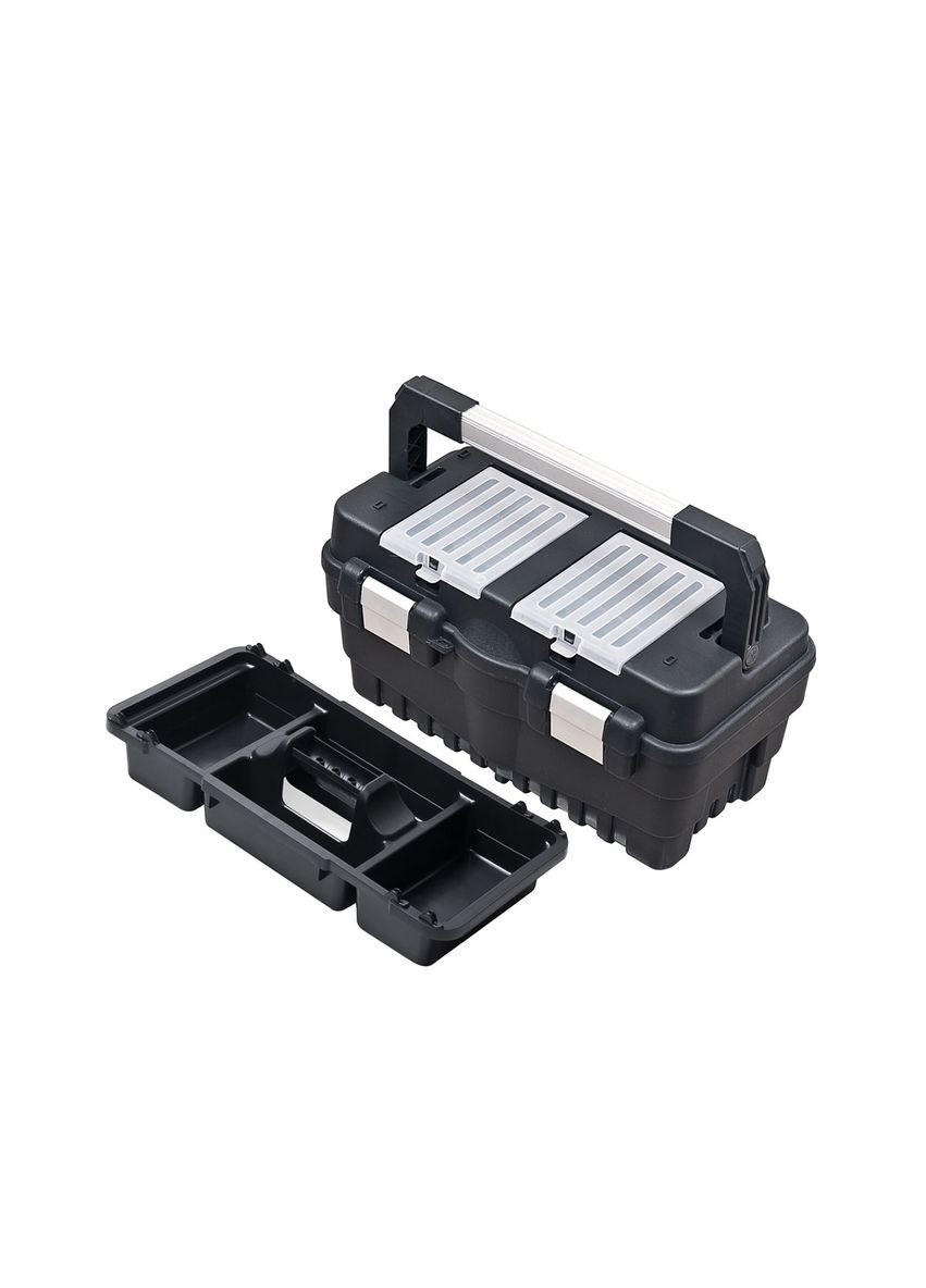 Ящик для інструментів з лотком та металевими замками 18.5" Haisser (315553516)