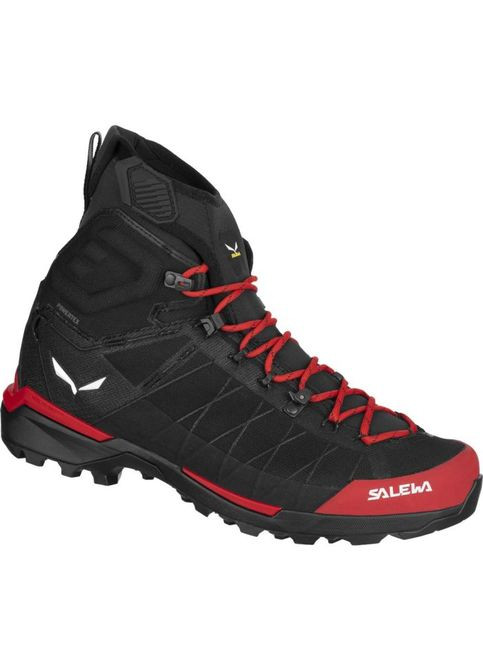 Черевики чоловічі Ortles Light Mid Powertex Men Чорний-Червоний Salewa (323650103)