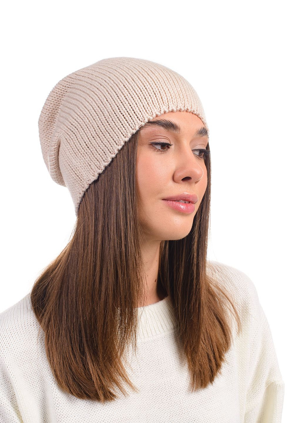 Жіноча безшовна в'язана SVTR шапка (369670213)