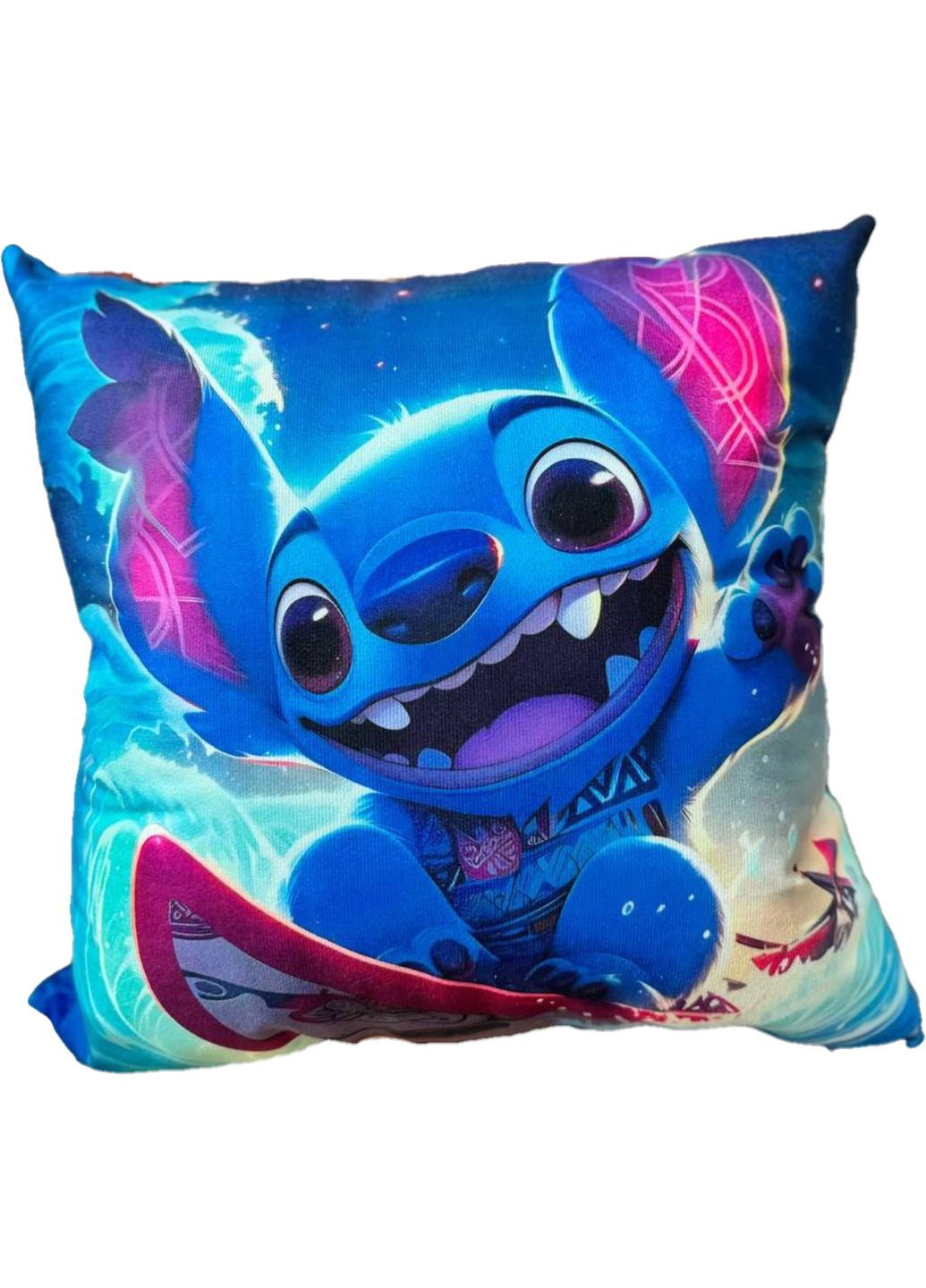 Подушка 3D Стич "3182" 40х40 см No Brand (350349694)