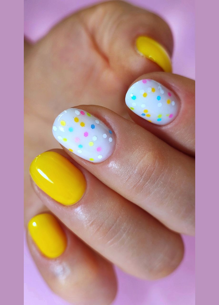 Гель для зміцнення та дизайну Color Gel яскраво жовтий 12 мл Magic Girl (303635532)