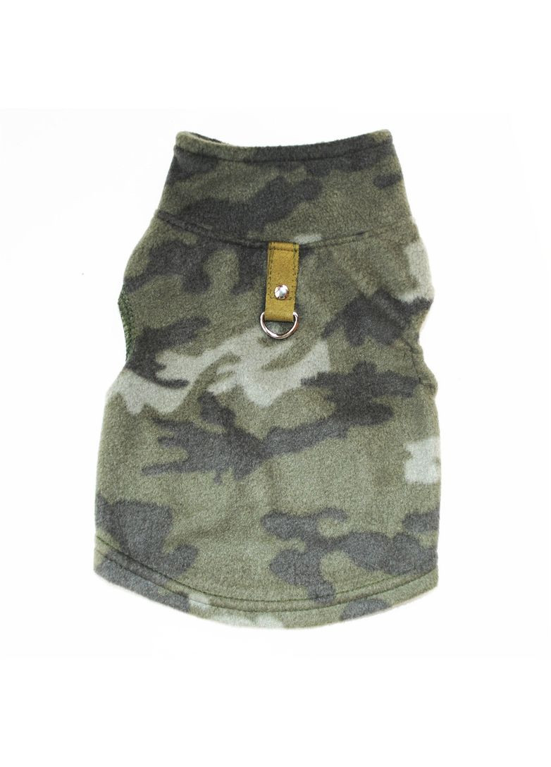 Жилетка для котов и кошек с кольцом Pet Style "Рисунок" Хаки 2XL No Brand - (323233645)