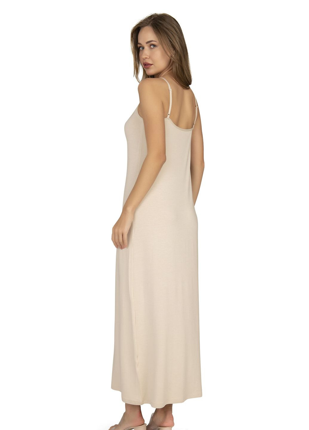 Комбинация женская длинная на бретельках Ozkan (365720465)