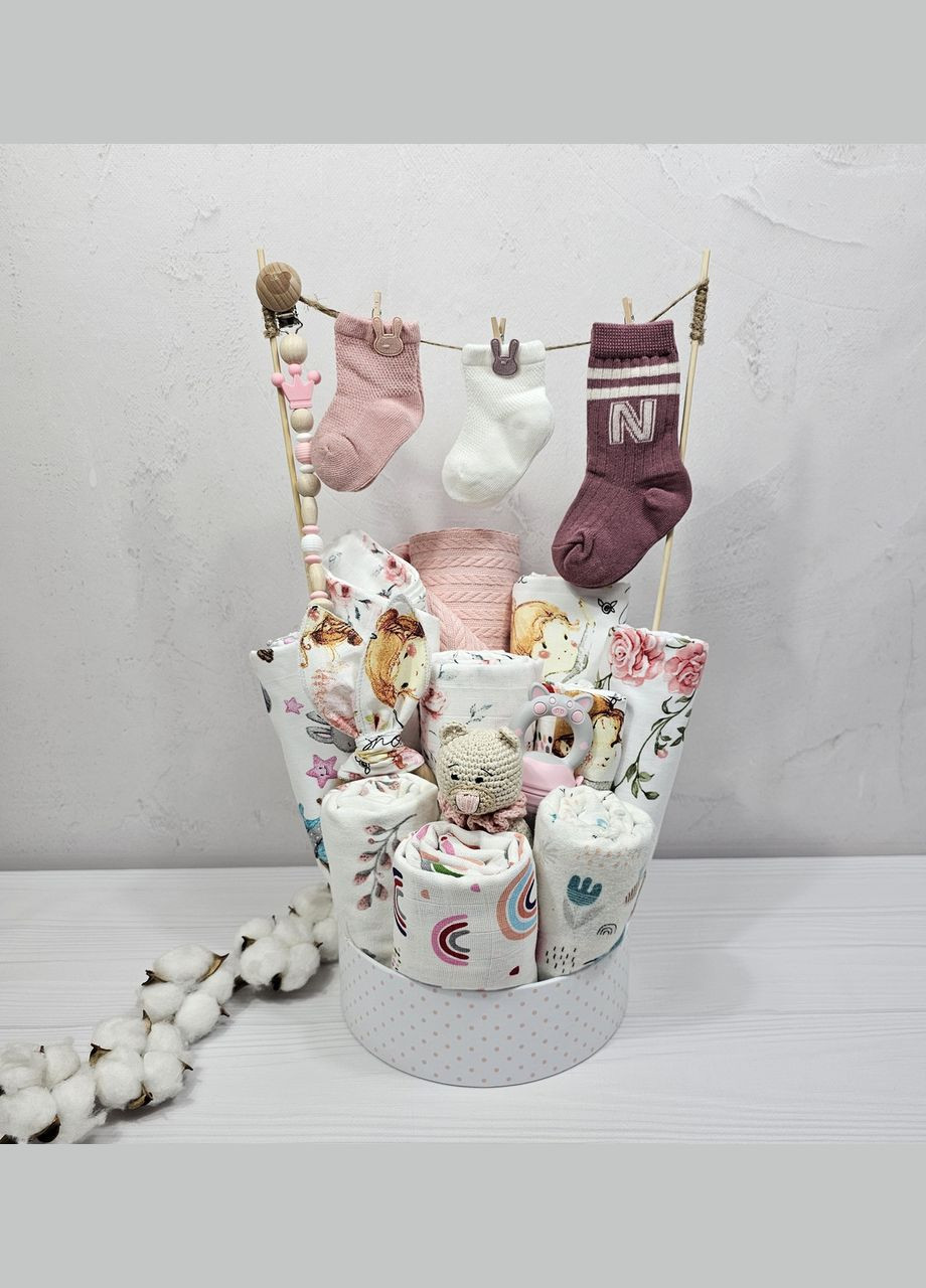 Букет из пеленок для младенцев a.l.babybox Балерина No Brand (308752060)