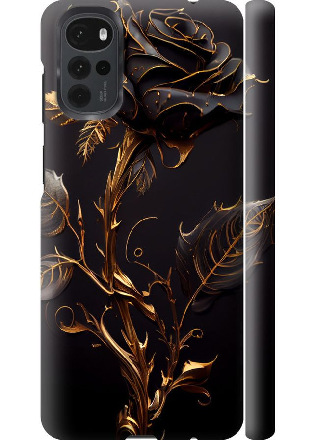 3D пластиковый матовый чехол 'Роза 3' для Endorphone Motorola G22 (267500131)