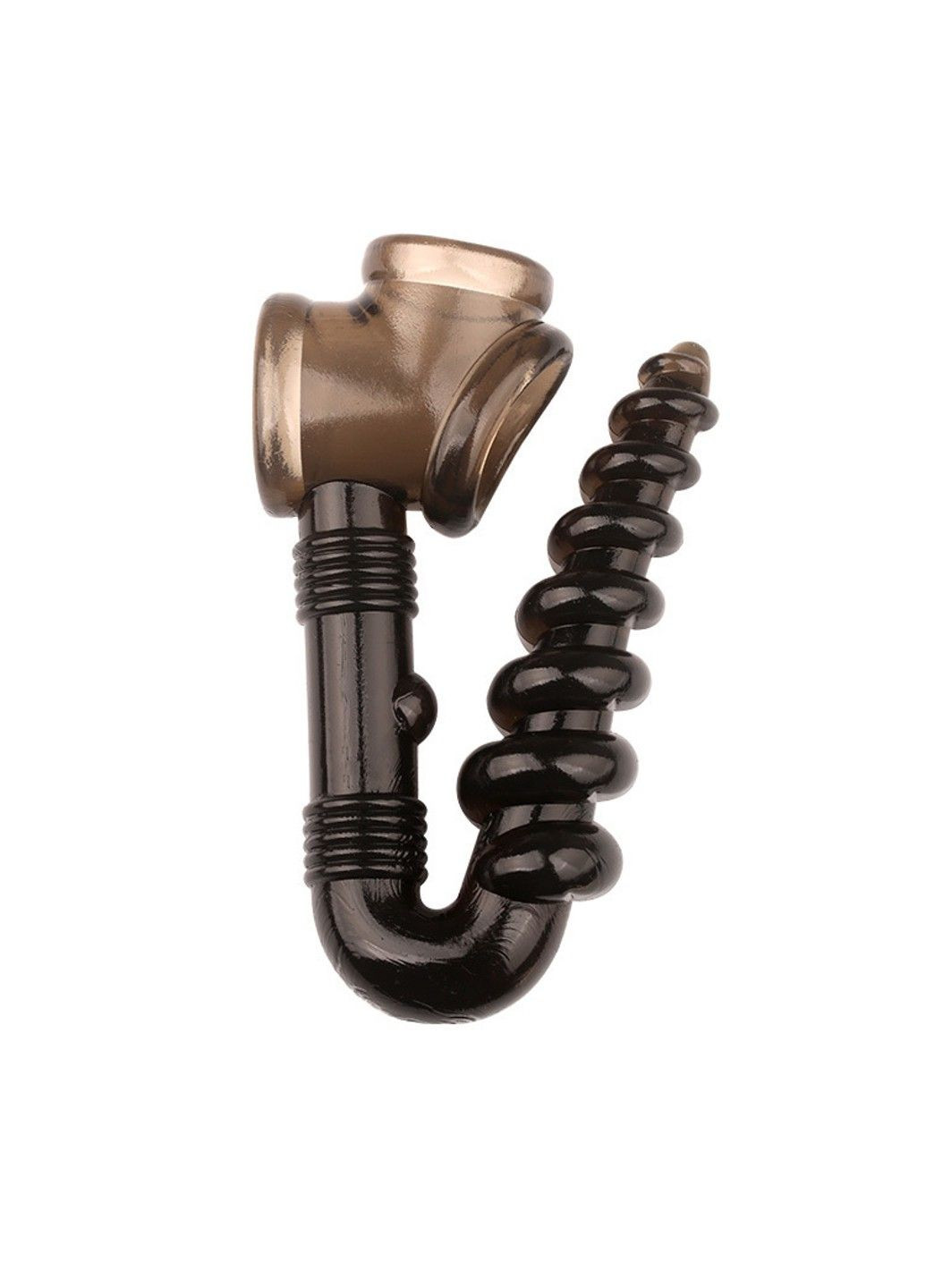 Силіконова анальна пробка WeLove з ерекційним кільцем на пеніс We Love (340465085)