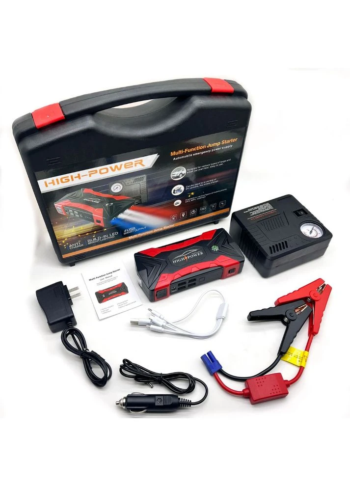 Пускозарядний пристрій 25000mAh, 4xUSB, jump starter / Автомобільний пусковий пристрій CAR (361259473)