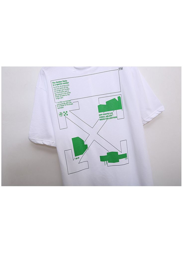 Футболка белая Off-White Golden Ratio White T-Shirt Unisex (356677856)