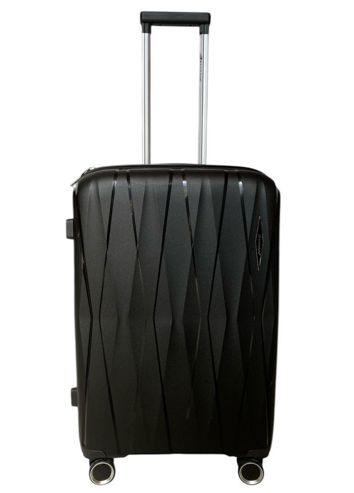 Чемодан средний M Madisson 51103 полипропилен Черный Snowball (328389015)