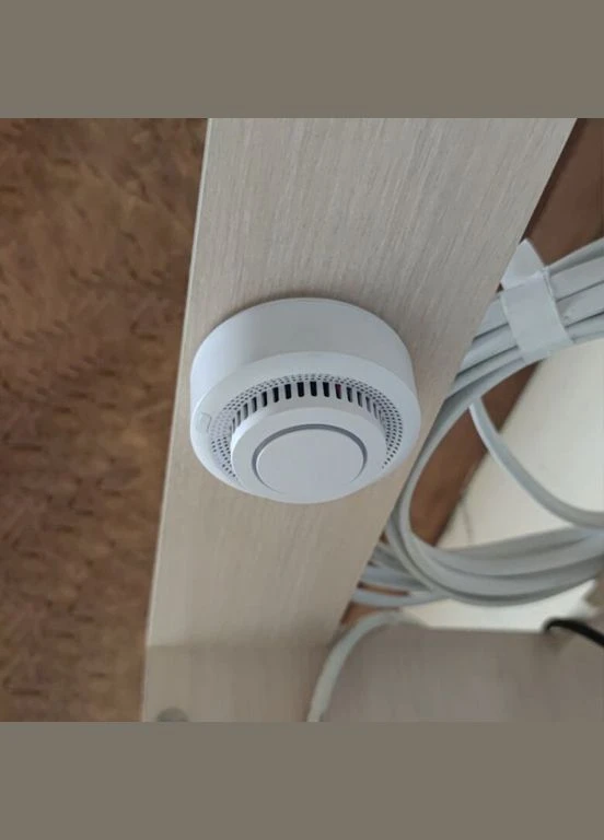 Wifi датчик диму Wifi Smoke Detector, White з сиреною та оповіщенням на смартфон - Без упаковки TUYA (324418820)