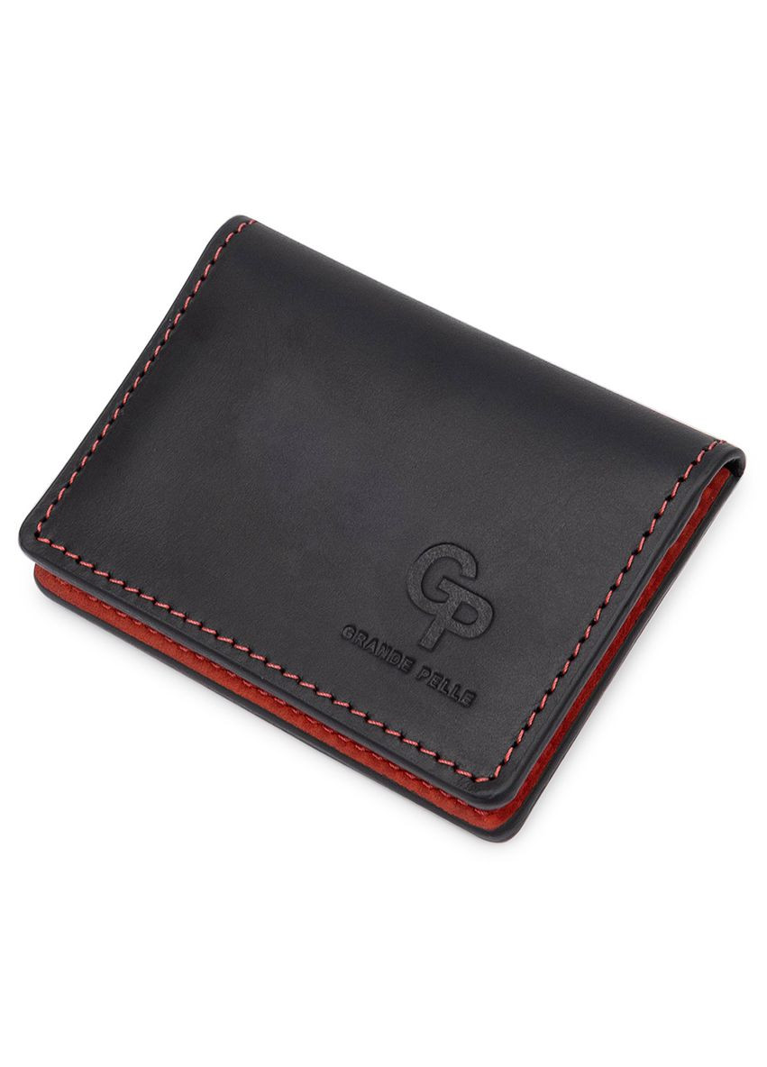 Шкіряна вінтажна обкладинка для прав 11535 Чорний Grande Pelle (319874437)