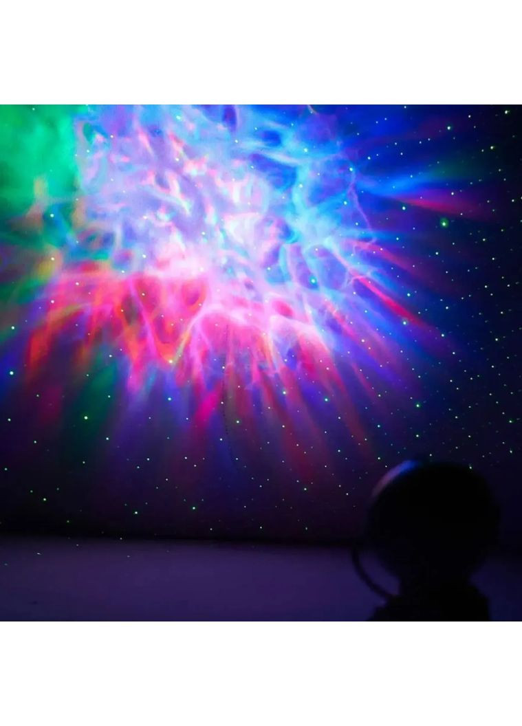 Ночник проектор зоряного неба Космонавт, від USB, з пультом / Дитячий світильник з проекцією / Нічник зоряне небо No Brand (362672763)