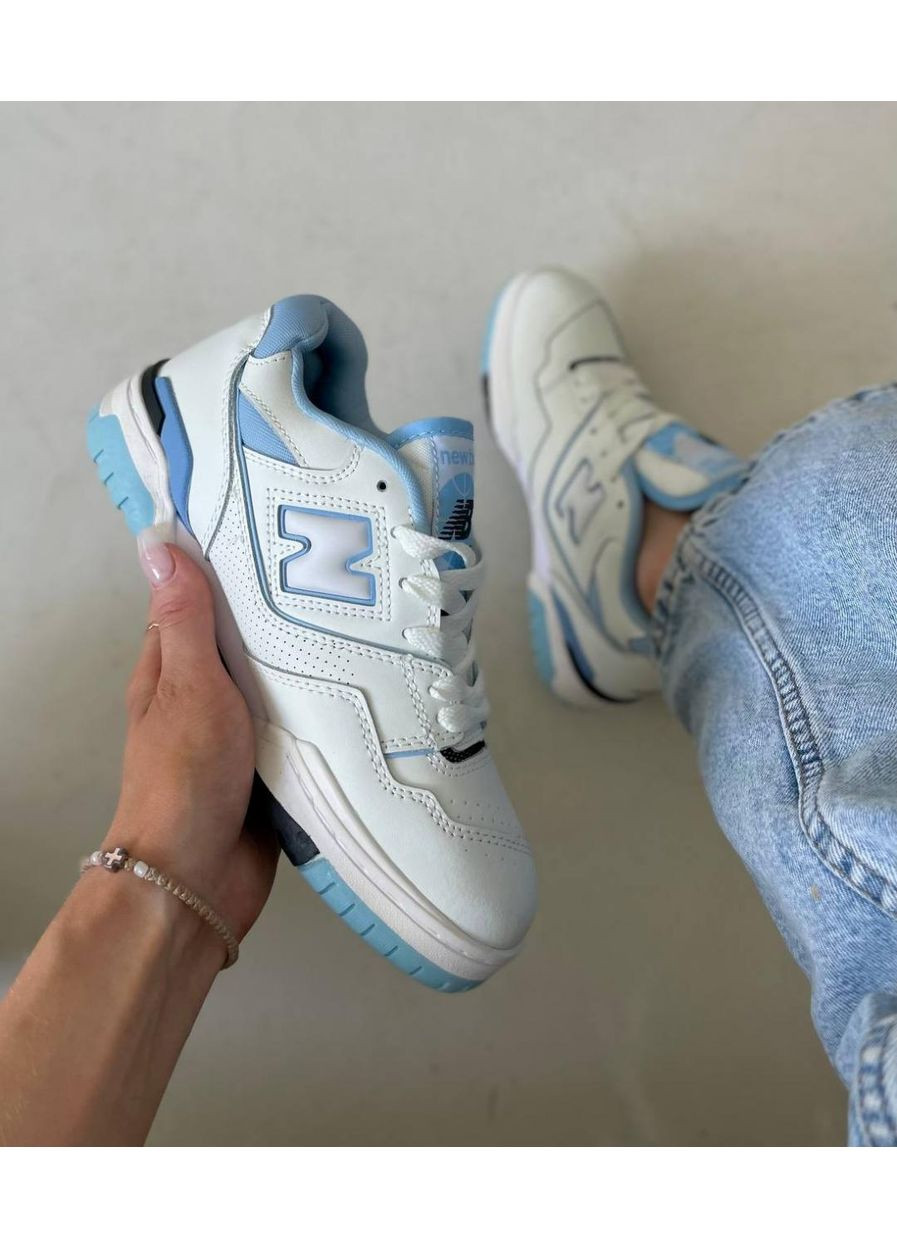 КРОСІВКИ ЖІНОЧІ NEW BALANCE 550 UNIVERSITY BLUE НЬЮ БЕЛАНС 550 No Brand білі демісезони (367169110)