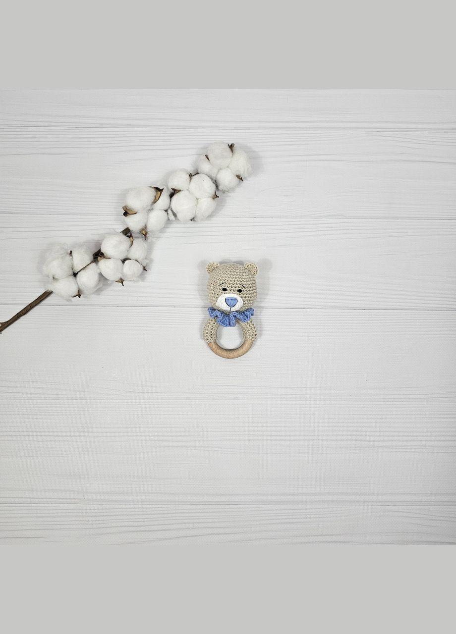 Погремушка ручной работы "Мишка" a.l.babybox Беж No Brand (315488337)