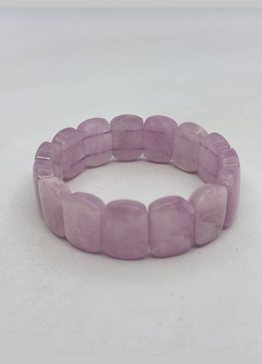 Браслет з кунциту 16 см Фіолетовий No Brand (331610952)