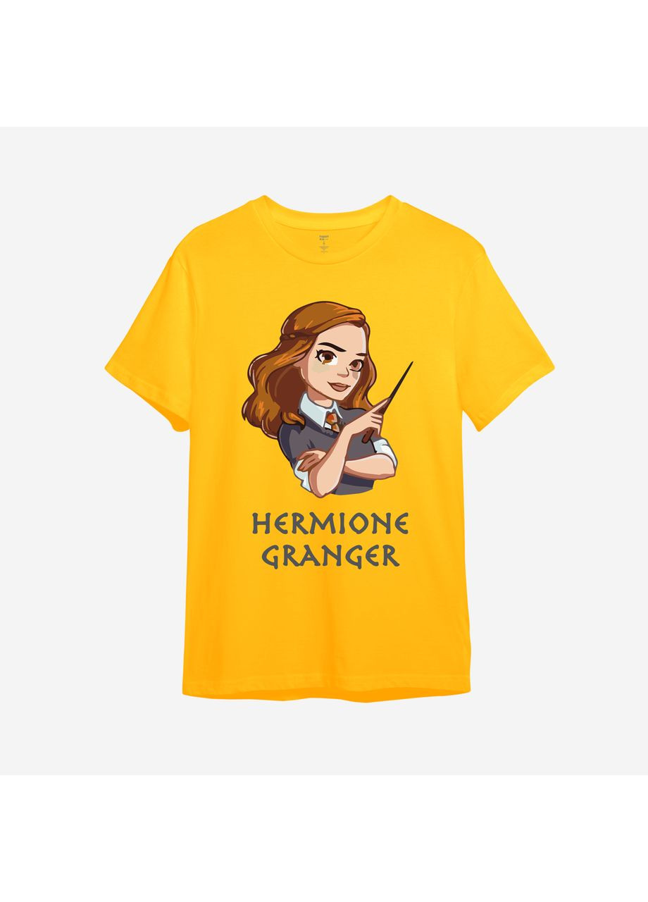 Оранжевая демисезонная детская футболка с принтом "hermione granger". гарри поттер (10016588815) ТiШОТКА