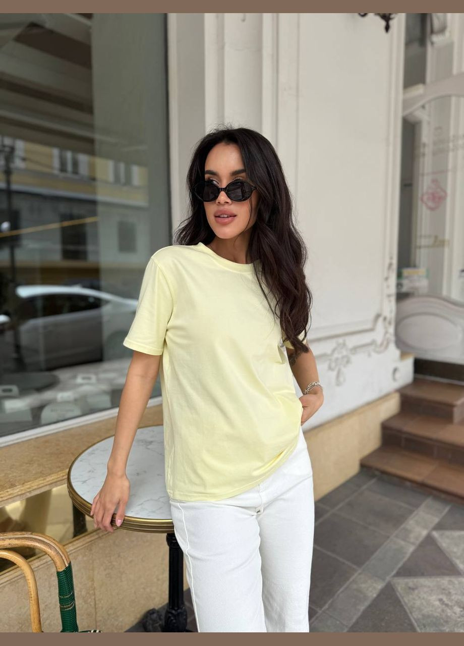 Бавовняна базова футболка Adelante - (334291848)