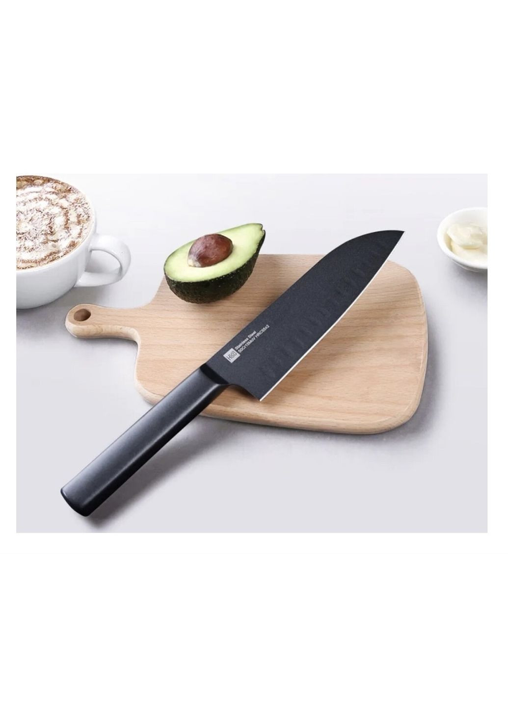 Набор ножей HuoHou Heat Knife Set 2 pcs Black из 2 предметов Xiaomi чёрные,