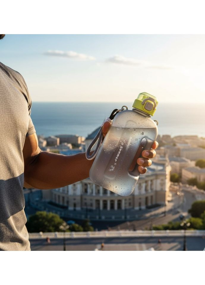 Пляшка SUMMER для води із BPA-free пластику 750 мл. Чорна матова No Brand (296101770)