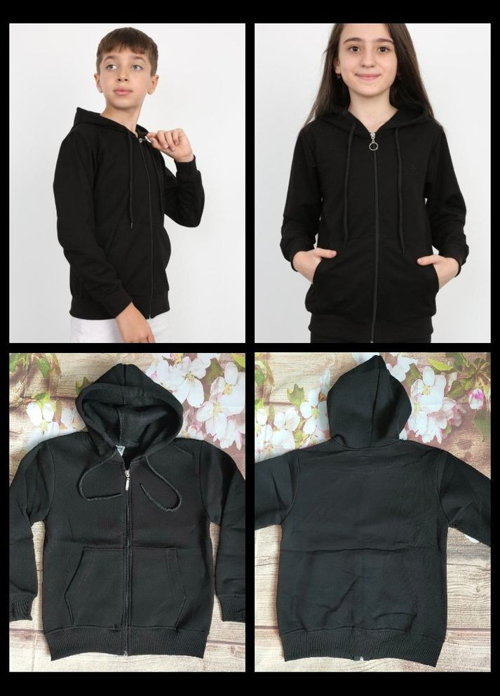 Теплая кофта на флисе на мальчика и девочку со 128 до 170 см роста No Brand (313615429)