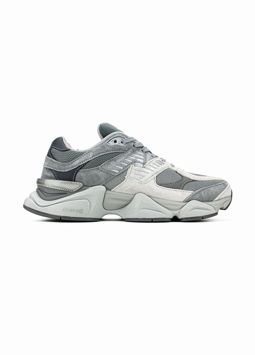 Кросівки жіночі і чоловічі New Balance 9060 shadow grey concrete silver | Нью Беланс 9060 сірі No Brand сірі всесезони (311314459)