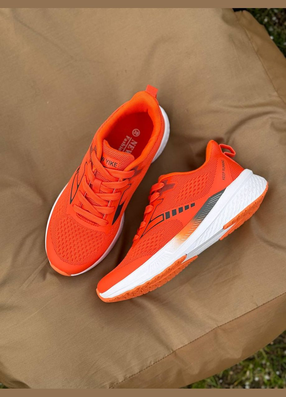 Світло-оранжеві осінні кросівки жіночі No Brand