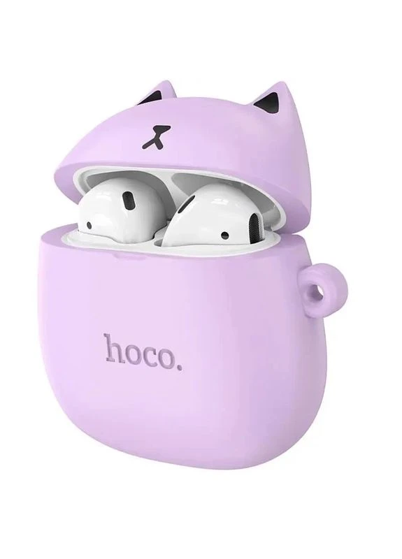 Беспроводные наушники HOCO EW45 Bluetooth 5.3 350 mAh Лиловый-Кот No Brand (402843877)