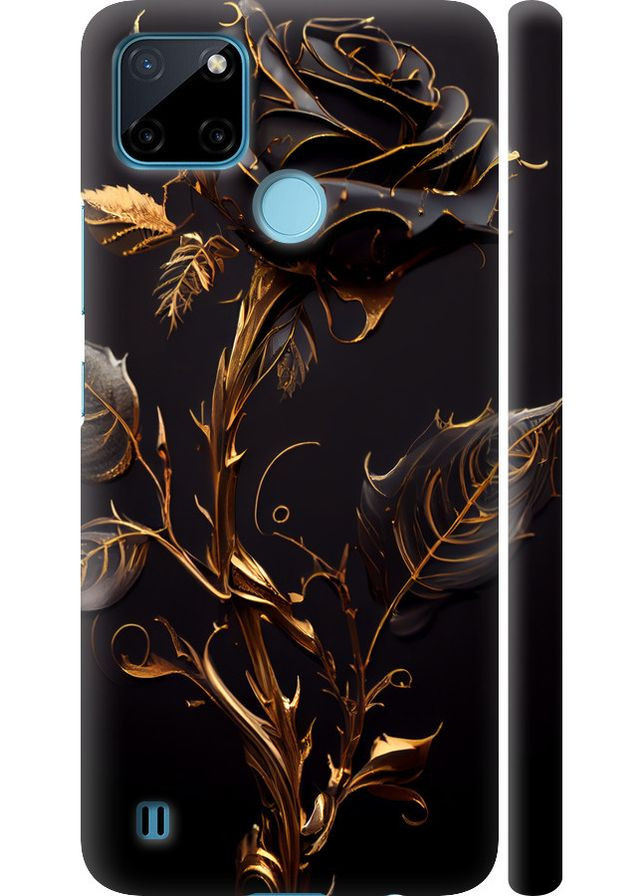 3D пластиковый матовый чехол 'Роза 3' для Endorphone Realme C25Y (267499380)