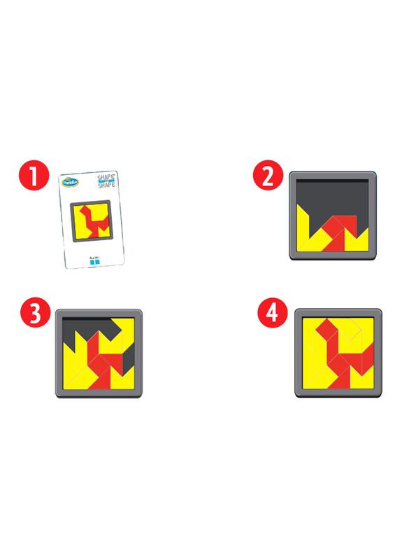 Игра-головоломка Shape By Shape | 5941 ThinkFun (301789479)