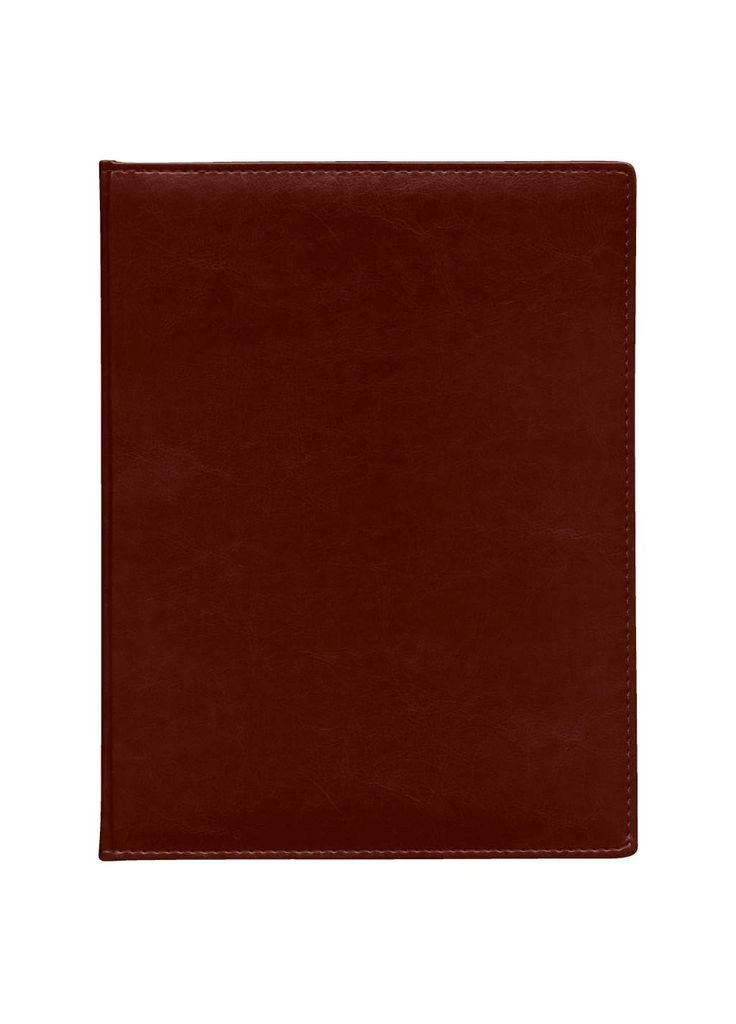 Еженедельник недатированный А4, коричневый, 160 листов, линейка, обложка искусственная кожа Nebraska Фабрика Поліграфіст (281999694)