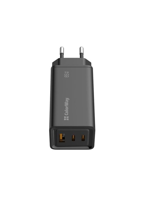 Мережевий зарядний пристрій GaN3 Pro Power Delivery (2USB Type-C PDx3A;1USBx3A) Black (CW-CHS039PD-BK) Colorway (347586470)