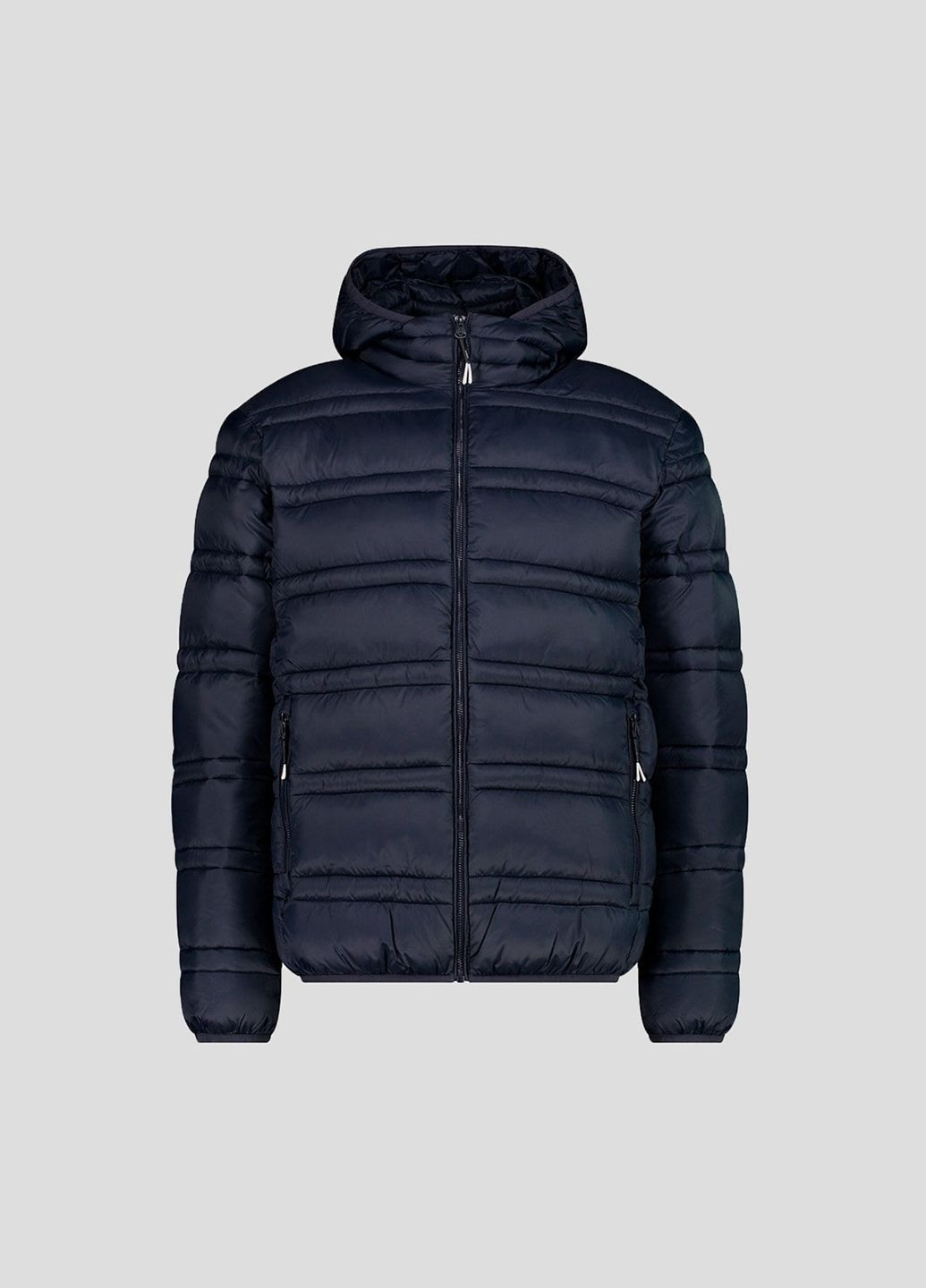 Темно-синяя зимняя мужская темно-синяя куртка на синтепоне man jacket snaps hood CMP