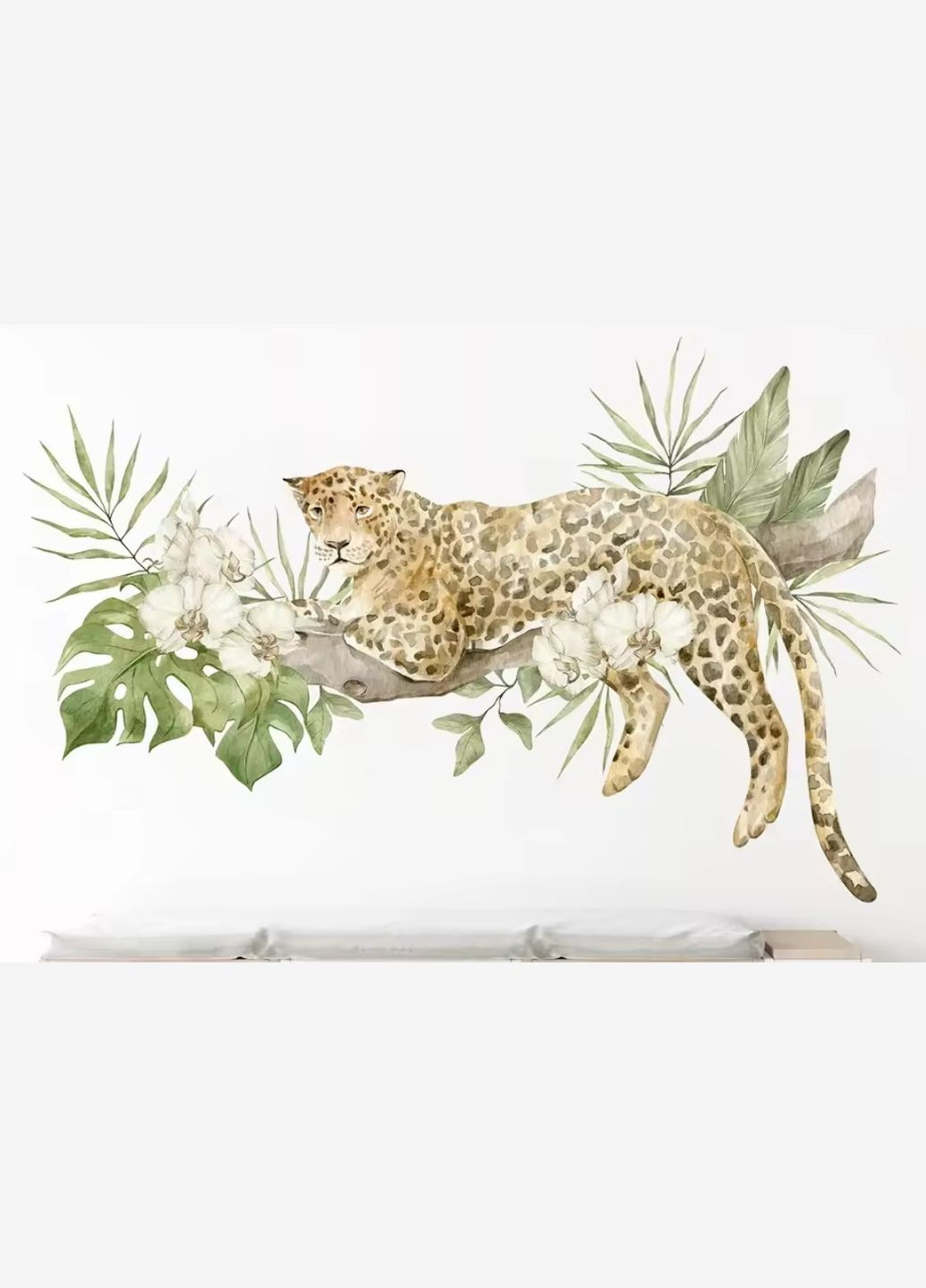 Вінілові наклейки Леопард, який лежить (лист 40 х 60 см) Б359 BRUP (319867758)