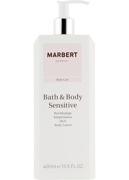 Лосьйон для чутливої й сухої шкіри тіла Bath & Body Sensitive Body Lotion 400ml (779643-29576) Marbert (368641180)