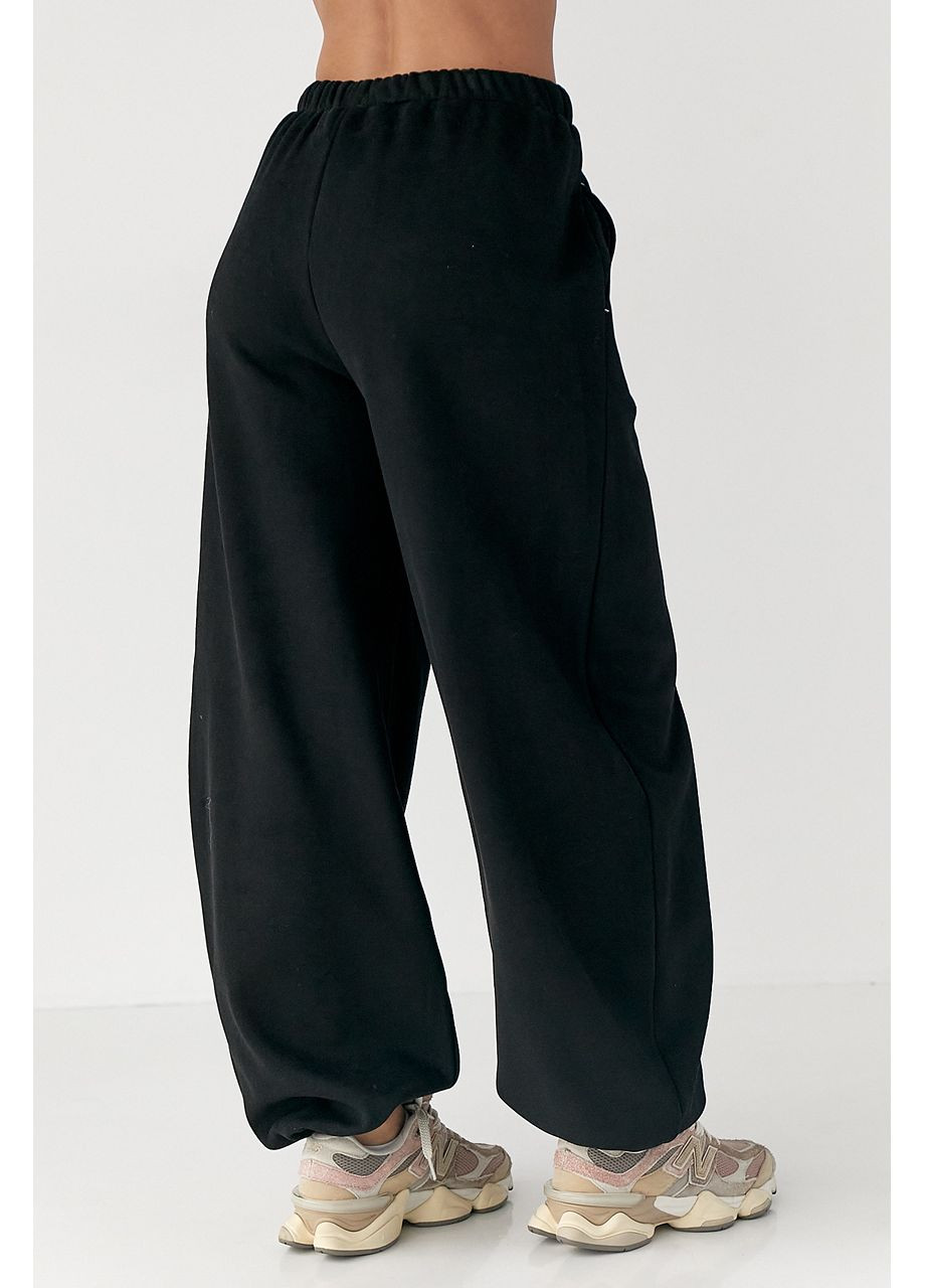 Теплі спортивні штани вільного фасону Lurex (371334072)