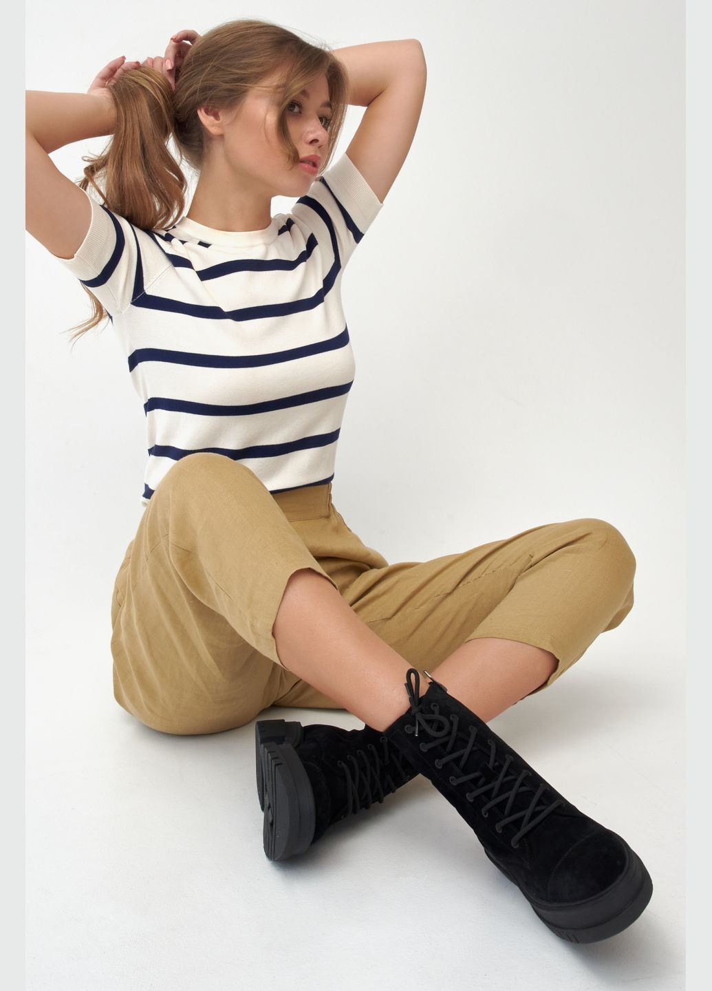 Черевики, колір чорний Estro (325810239)