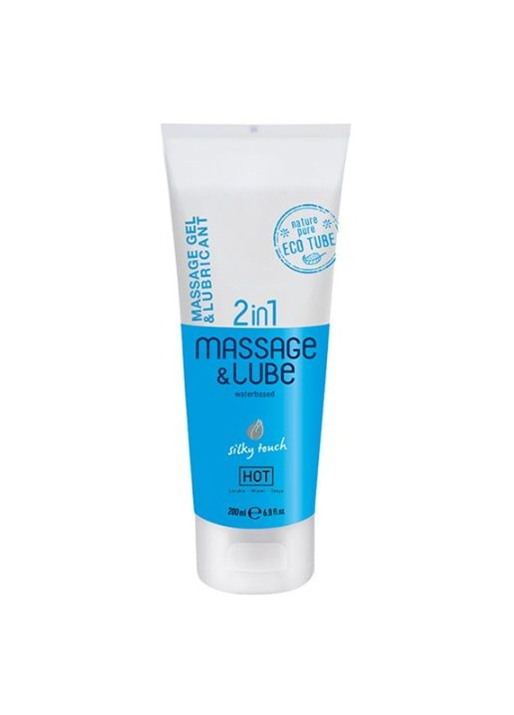 Массажный гель и лубрикант Massage- & Glide Gel 2in1 Silky touch 200 ml Hot (291120585)