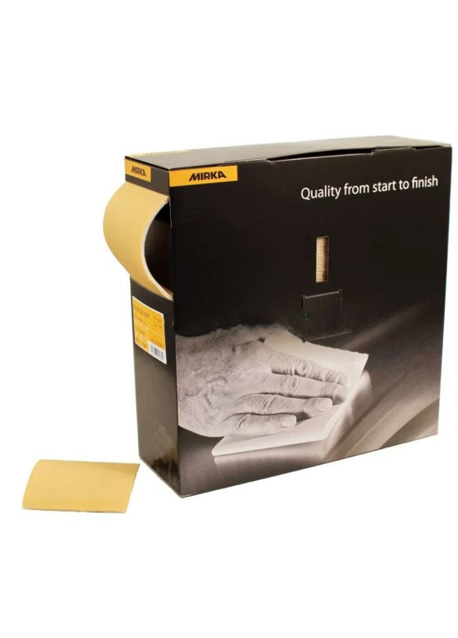 Шліфлист паперовий SoftFlex (115х125 мм, P400) наждачний шліфпапір на поролоні (21402) Mirka (295035434)