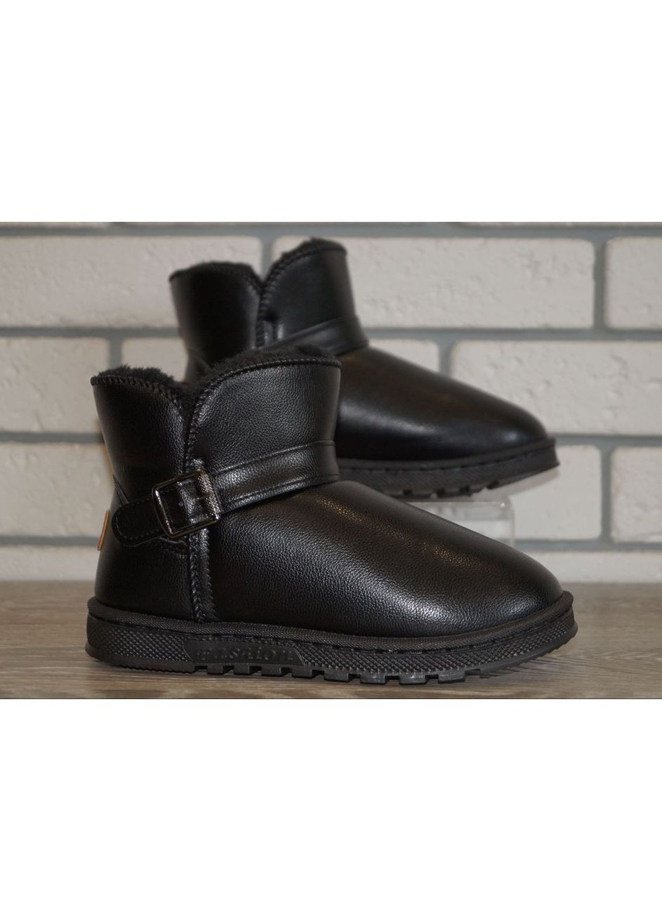 Уггі зимові для дівчинки чорні G&S fashion (365558356)