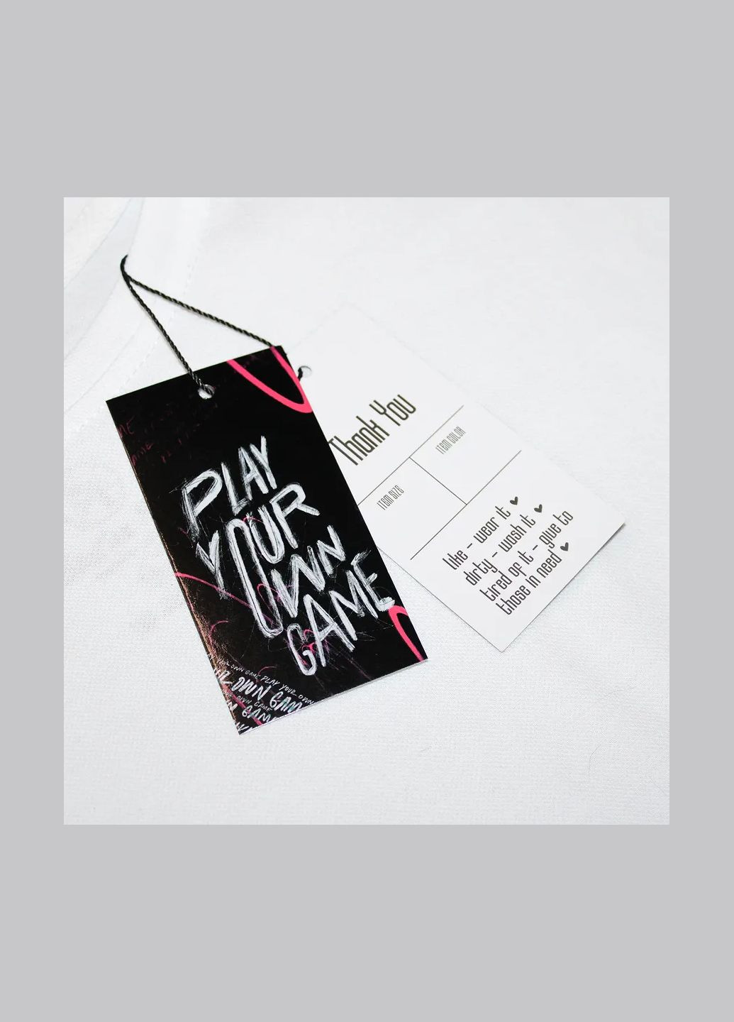 Бирка картонна "Play your" (4158) No Brand (335811561)