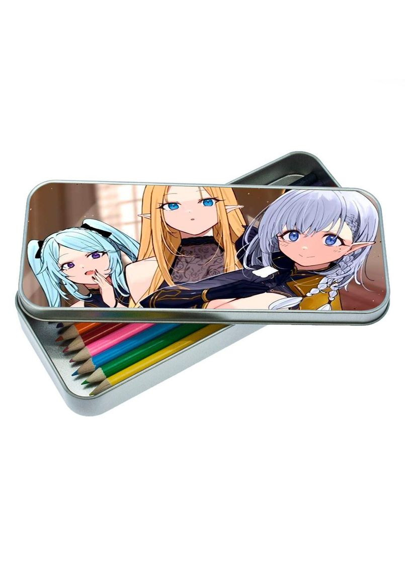 Пенал шкільний для хлопчика та дівчинки металевий Сходження в тіні #004 7*18 см Silver No Brand (309152187)