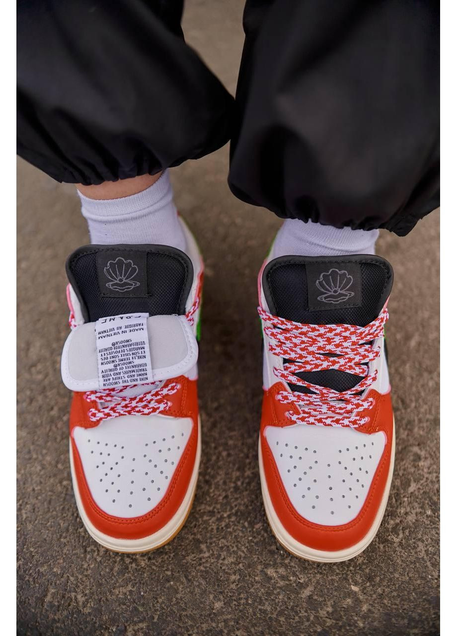 Білі Осінні кросівки чоловічі nike frame skate x sb dunk low habibi найк No Brand