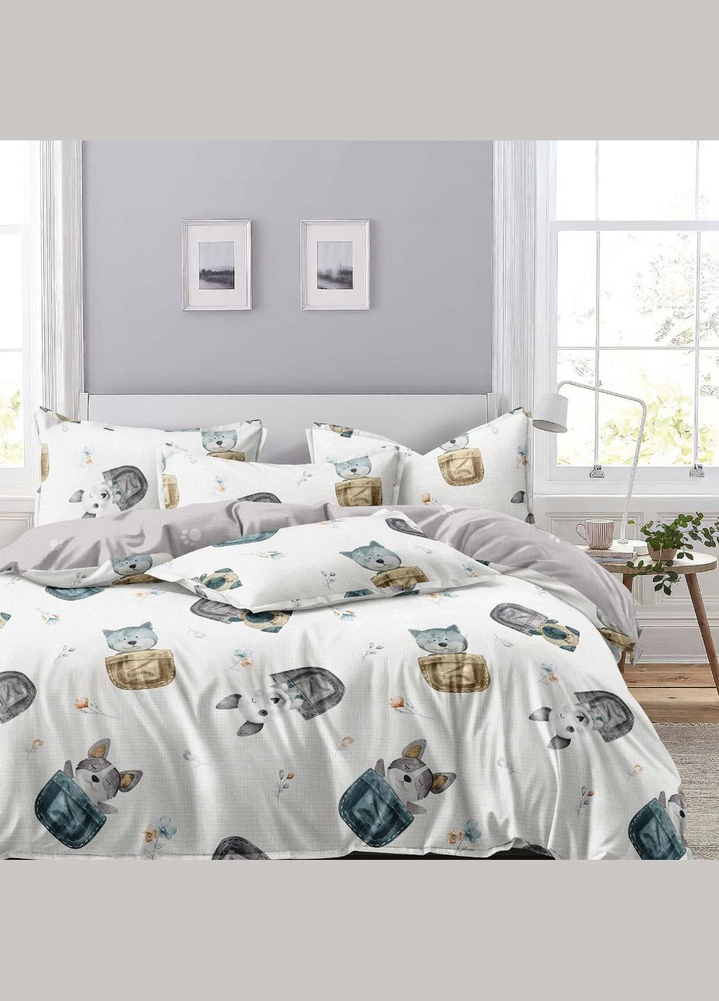 Комплект постільної білизни підлітковий ранфорс Viluta 24291-pd (314459701)