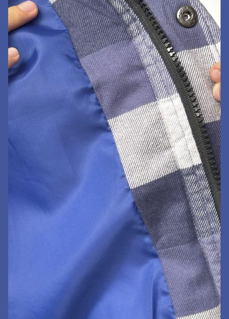 Синя зимня куртка дитяча для хлопчика єврозима синього кольору Let's Shop