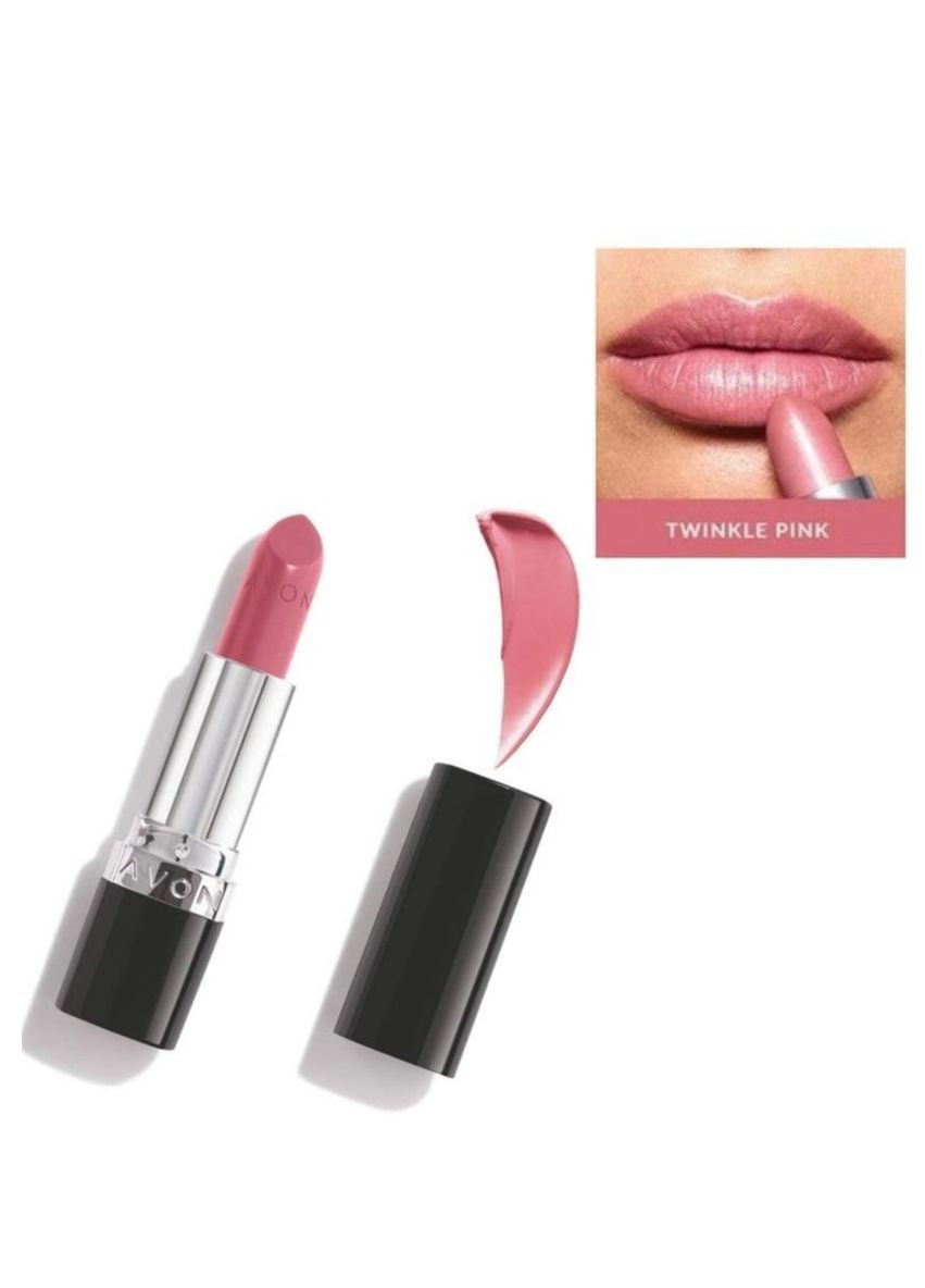 Увлажняющая кремовая губная помада «Ультра» Twinkle Pink (Розовый нюд) Avon (358935732)