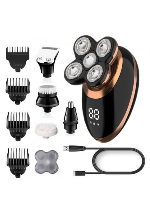 Мужская роторная аккумуляторная электробритва 5 в 1 VGR V-316 машинка для стрижки волос триммер для стрижки Zegor (318020714)