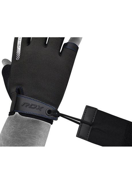 Рукавички для фітнесу T2 Half Blue (A-018040) RDX (317755909)
